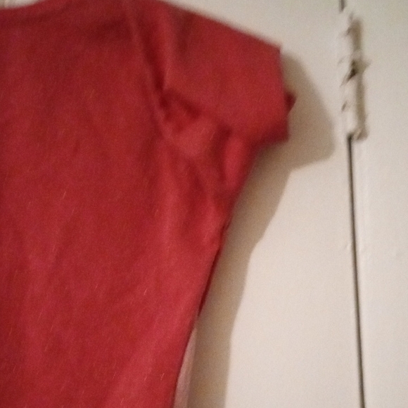 Diesel Girl's Pinkish Long Sleeve Tee with Gold Star SizeL(12) - Picture 4 of 6